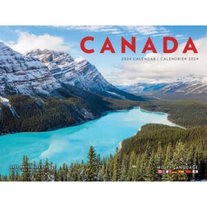 Canada A4 Calendar 2024