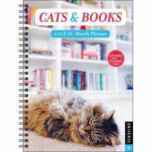 Cats & Books A5 Diary 2024