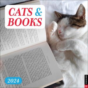 Cats & Books Calendar 2024