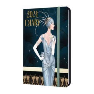 Claire Coxon Art Deco A6 Diary 2024