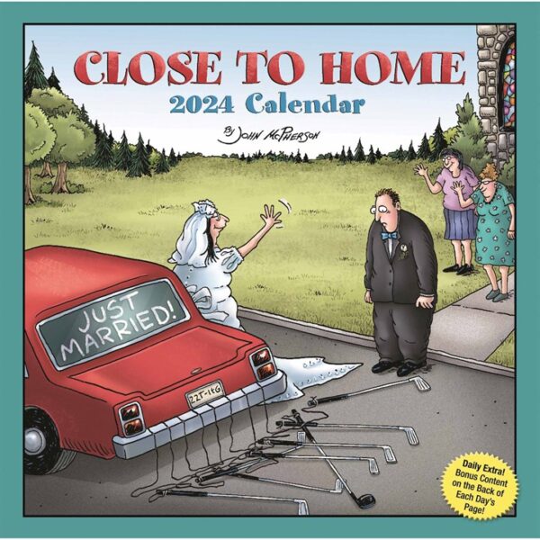 Close To Home Desk Calendar 2024