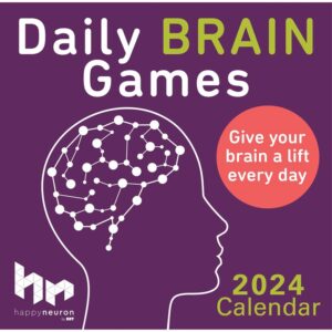 Daily Brain Games Desk Calendar 2024