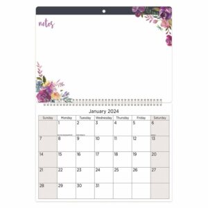 Floral Memo Calendar 2024