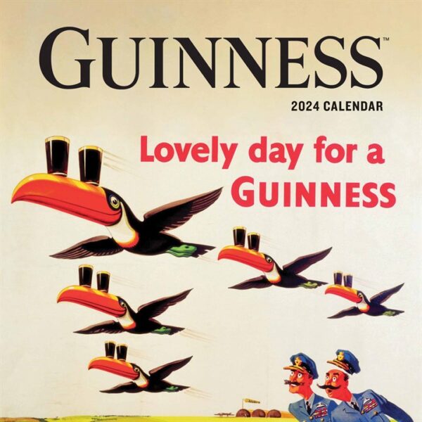 Guinness Poster Art Calendar 2024