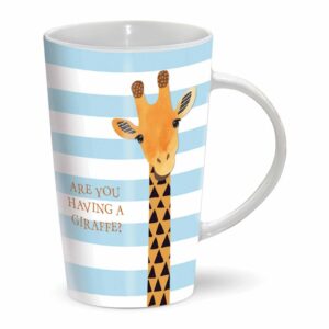 Having A Giraffe Latte Mug