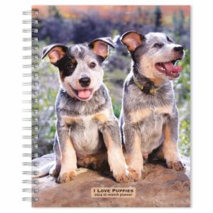 I Love Puppies A5 Diary 2024