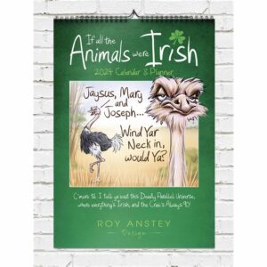 If All The Animals Were Irish A3 Family Planner 2024