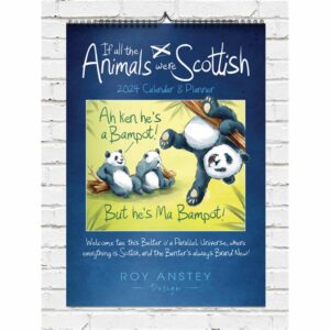 If All The Animals Were Scottish A4 Family Planner 2024