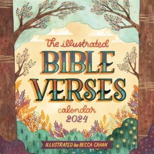 Illustrated Bible Verses Calendar 2024
