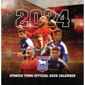 Ipswich Town FC Easel Desk Calendar 2024