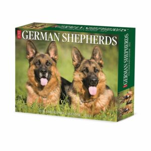 Just German Shepherds Desk Calendar 2024