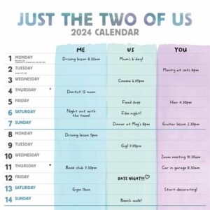 Just the Two of Us Couples Planner 2024