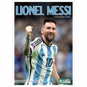 Lionel Messi A3 Calendar 2024