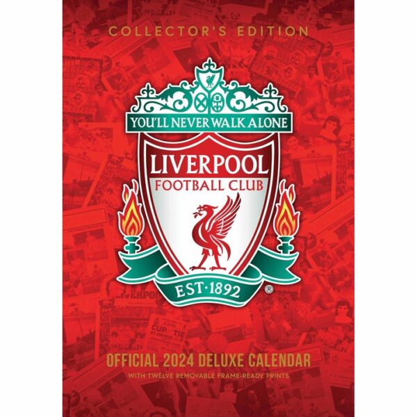 Liverpool FC Collector's Edition A3 Calendar 2024