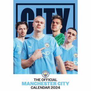 Manchester City FC A3 Calendar 2024
