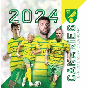 Norwich City FC Easel Desk Calendar 2024