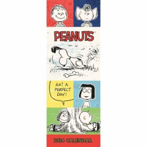 Peanuts Slim Calendar 2024