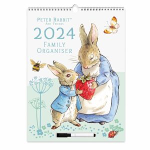 Peter Rabbit Illustrated A3 Family Organiser 2024