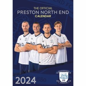 Preston North End FC A3 Calendar 2024