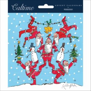 Quentin Blake Balancing Santa Mini Advent Card