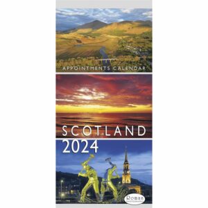 Scotland Slim Calendar 2024