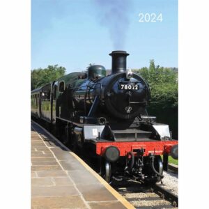 Steam Trains A5 Diary 2024