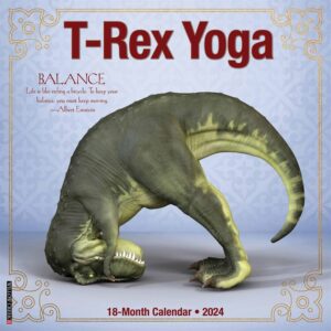 T-Rex Yoga Calendar 2024