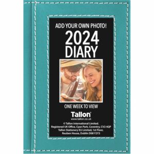 Teal Photo Album A7 Diary 2024