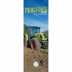 Tractors Slim Calendar 2024