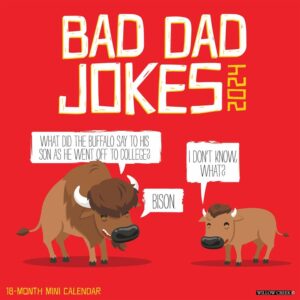 Bad Dad Jokes Mini Calendar 2024