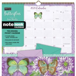 Butterflies Note Nook Calendar 2024