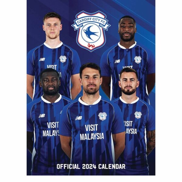 Cardiff City FC A3 Calendar 2024