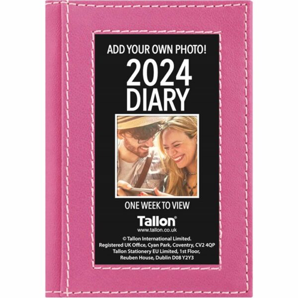 Pink Photo Album A7 Diary 2024